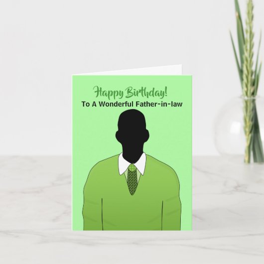 Fijne verjaardag van de Afrikaanse Amerikaanse sch Kaart (Voorkant)