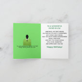 Fijne verjaardag van de Afrikaanse Amerikaanse sch Kaart (Binnen)