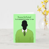 Fijne verjaardag van de Afrikaanse Amerikaanse sch Kaart (Gele Bloem)