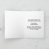 Fijne verjaardag van de kat - Beste ooit kat mam! Kaart (Binnen)