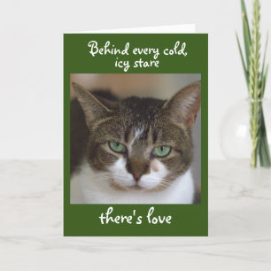 Fijne verjaardag van de kat kaart