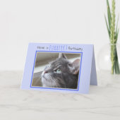 Fijne verjaardag van de kat kaart (Voorkant)