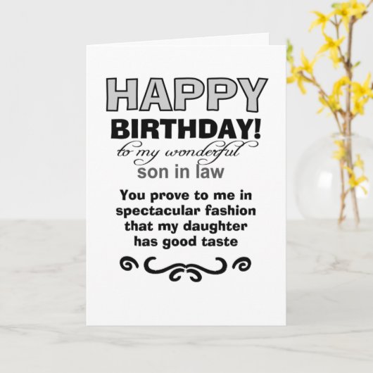 Fijne verjaardag van de wet kaart (Gele Bloem)