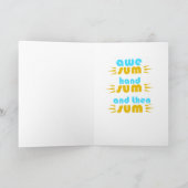 Fijne verjaardag van de wet kaart (Binnen)