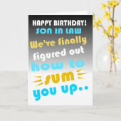 Fijne verjaardag van de wet kaart (Gele Bloem)