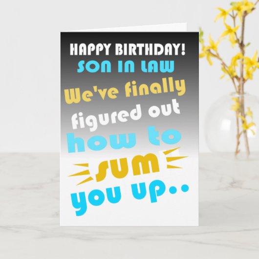 Fijne verjaardag van de wet kaart (Gele Bloem)