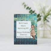 Fijne verjaardag van het Briefkaart van het medici (Staand voorkant)