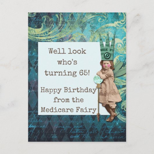 Fijne verjaardag van het Briefkaart van het medici (Voorkant)