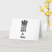 FIJNE VERJAARDAG VAN MIJN "KONING" GEBOREN IN *JUN KAART (Gele Bloem)