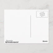 Fijne verjaardag van partijdieren briefkaart (Achterkant)