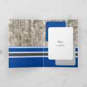 Fijne verjaardag vandaag 80 heet blauw grijs kaart (Binnen)