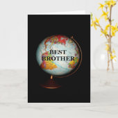 Fijne verjaardag voor de beste broer op aarde! kaart (Gele Bloem)