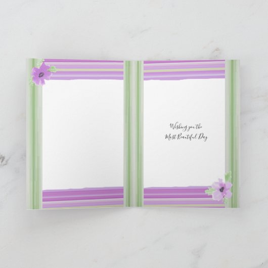 Fijne verjaardag voor de beste grootmoeder kaart (Binnen)