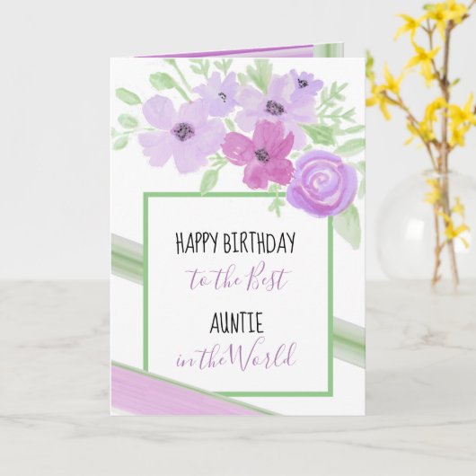 Fijne verjaardag voor de beste grootmoeder kaart (Gele Bloem)