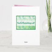 Fijne verjaardag voor de beste grootmoeder kaart (Achterkant)