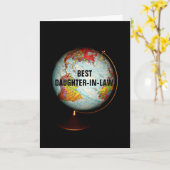 Fijne verjaardag voor de beste schoondochter op aa kaart (Gele Bloem)