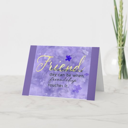 FIJNE VERJAARDAG VOOR DE "BESTE VRIEND OOIT" KAART (Voorkant)