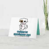 Fijne verjaardag voor de ooi! schapenkaart kaart (Achterkant)