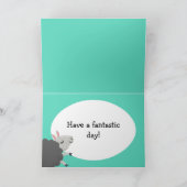 Fijne verjaardag voor de ooi! schapenkaart kaart (Binnen)