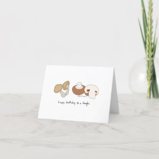 Fijne verjaardag voor een Funghi Bedankkaart