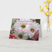 Fijne verjaardag voor een geweldige oma! kaart (Gele Bloem)