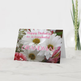 Fijne verjaardag voor een geweldige oma! kaart