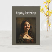 Fijne verjaardag voor een leuke vrouw kaart (Gele Bloem)