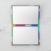 Fijne verjaardag voor hem of haar, Pop Art Retro L Kaart (Binnen)