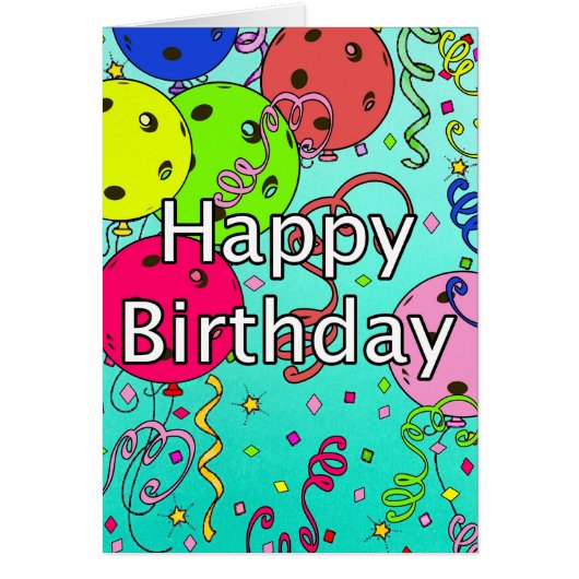 Fijne verjaardag voor je favoriete Pickleball Play (Voorkant)