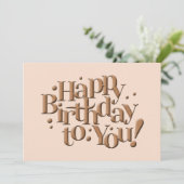 Fijne verjaardag voor je Kaart (Staand voorkant)