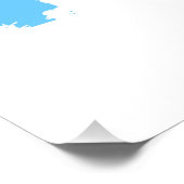 Fijne verjaardag voor jou foto afdruk (Hoek)