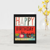 Fijne verjaardag voor jou kaart (Gele Bloem)