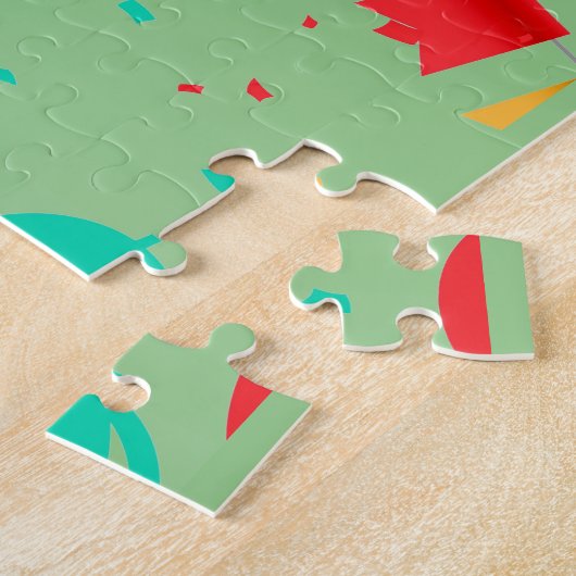 Fijne verjaardag voor jou legpuzzel (Zijkant)