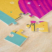 Fijne verjaardag voor jou legpuzzel (Zijkant)