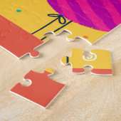 Fijne verjaardag voor jou legpuzzel (Zijkant)