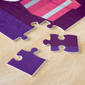 Fijne verjaardag voor jou legpuzzel (Zijkant)