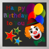 Fijne verjaardag voor jou poster (Voorkant)