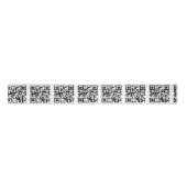 "Fijne verjaardag voor jou" QR-code Satijnen Lint (Voorkant)