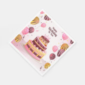 Fijne verjaardag voor jou servet (Hoek)