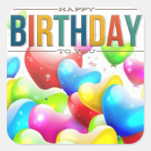 Fijne verjaardag voor jullie ballonvaardige Sticke