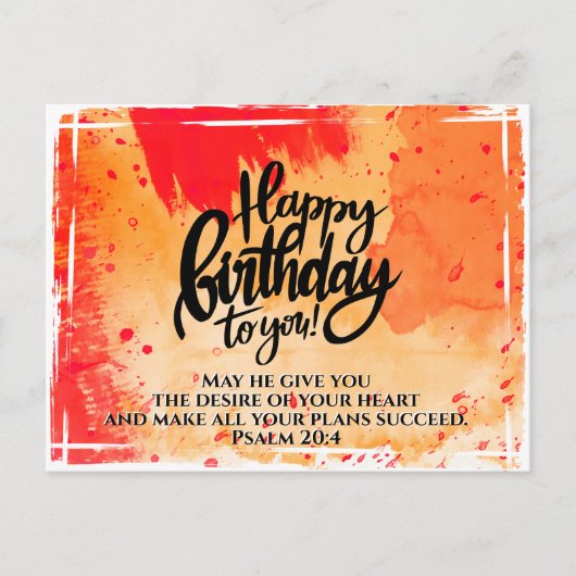 Fijne verjaardag voor jullie Bijbelse versie Briefkaart (Voorkant)