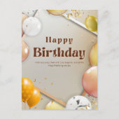 Fijne verjaardag voor jullie briefkaart (Voorkant)