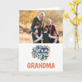 Fijne verjaardag voor jullie Grootmafotokaart Kaart (Gele Bloem)