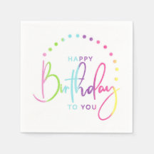 Fijne verjaardag voor jullie regenboogkleuren