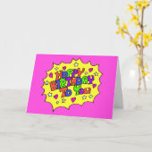 Fijne verjaardag voor jullie verjaardag kaart (Gele Bloem)