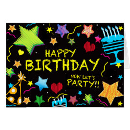 Fijne verjaardag voor kinderen Jonge volwassen Tie