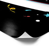 Fijne verjaardag voor mij, grappig verjaardagsfees perfect poster (Hoek)