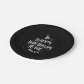 Fijne verjaardag voor mij papieren bordje (Gekanteld)