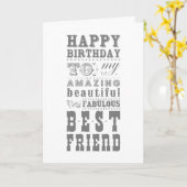 FIJNE VERJAARDAG VOOR MIJN BESTE VRIEND KAART (Gele Bloem)