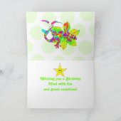 Fijne verjaardag voor mijn beste vriend kaart (Binnen)